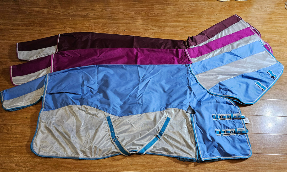 Mesh Crossover Rugs Hybrid Mesh Rainsheet- Waterproof and Breathable Turnout Ripstop Horse ...