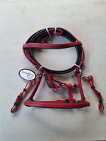 PVC Marathon Endurance Bridle With Rubberised Pimple Grip Reins