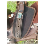 7"- Wide Gullet- Classic Brown Texas Star- Synthetic Cordura-  Show  Pleasure Western saddle