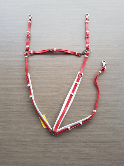 PVC-Red-White-Padded Breastplate