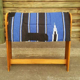 RBlue- Navajo Print – Padded  Saddle Pad With Fleece Linning