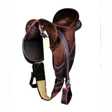 Brown-Synthetic stock Saddle