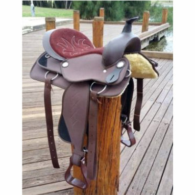 Brown- Synthetic Western Saddle