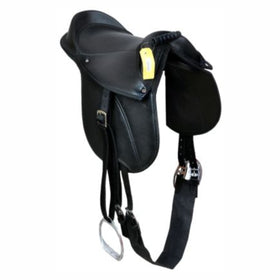 Kids / Child - PONY PAD / Cub Saddle Fully mounted with stirrups, girth & Straps