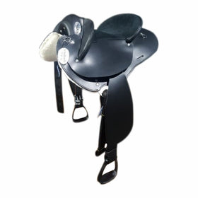 Black-Leather-Half Breed-Swinging Fender Saddle