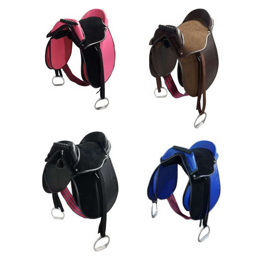 Kids PONY PAD / Cub Saddle complete with stirrups, girth & Straps