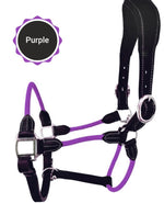 Deluxe Leather and  Rope Hybrid  Padded Halter